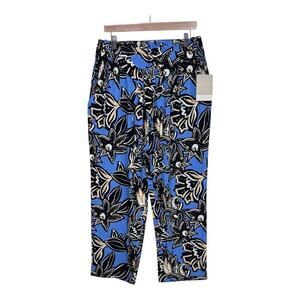 Anthropologie‎ x Calligraphie blue print linen size large
